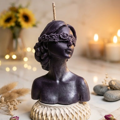 Royal Lady Elegance – Designer Bust Candle